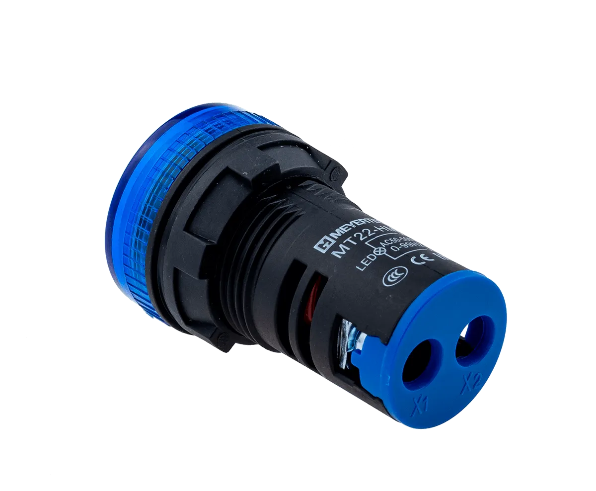 Индикатор напряжения и частоты, синий