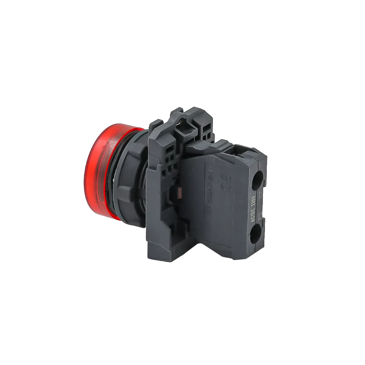 Лампа сигнальная красная, 220V AС/DC, IP65, пластик