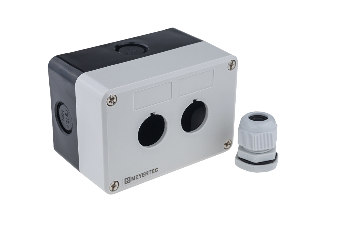 Корпус пластиковый, 2 места, серый